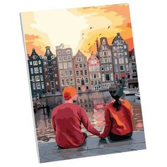 Картина по номерам Школа талантов, на холсте с подрамником "Романтичный вечер", 40х30 см