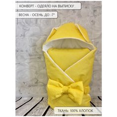 Конверт-одеяло на выписку Солнечный зайчик. Осень-Весна, 90*90 см. Розовый Слоник