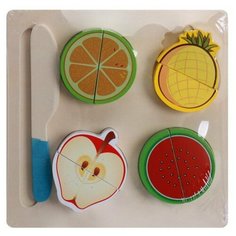 Игровой набор Фрукты, 10 предметов, пленка Наша Игрушка