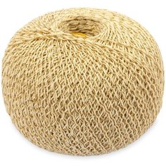 Пряжа ПНК Кирова Золотые шары, 86% хлопок, 14% люрекс, 100 г, 390 м, №0103 кремовый