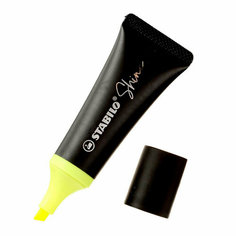 Текстовыделитель STABILO "Shine", желтый, линия 2-5 мм, 76/24, 1 шт