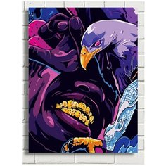 Картина по номерам музыка Travis Scott (Хип хоп, рэп) - 8432 В 30x40