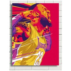 Картина по номерам Спорт баскетбол ДжеймсЛеброн - 8369 В 30x40