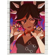 Картина по номерам Игра Genshin Impact - 7232 В 60x40