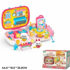 Игровой набор 076-1QL Кухня с питомцами и аксесc. в кор. Нет бренда