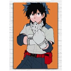 Картина по номерам на холсте Аниме моя геройская академия (Изуко Мидория) - 9183 В 60x40