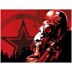 Картина по номерам на холсте Metro 2033 - 1