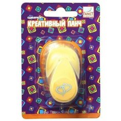 FANCY CREATIVE Панч креативный сплетение сердец, одинарный