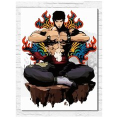 Картина по номерам на холсте игра Tekken 7 (PS, Xbox, PC, Switch) - 9725 В 30x40