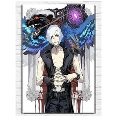 Картина по номерам на холсте игра Devil may cry 5 - 9560 В 60x40