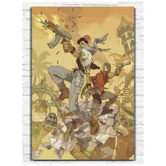 Картина по номерам на холсте игра Uncharted 3 - 9682 В 60x40