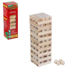 Настольная игра "Падающая башня", дерево Нет бренда