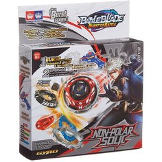 Настольная игра Junfa Волчок Battle blade Non-Polar Solic Bard с пусковым устройством,19х23х5 см F6133/Bard