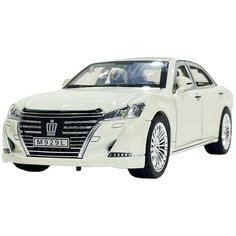 Металлическая машинка модель Toyota Crown масштаб 1:24 20 см / Металлическая коллекционная игрушка Тойота Кроун с инерционным механизмом 18084 Haowan