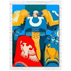 Картина по номерам на холсте игра Warhammer 40000 - 11381 В 30x40