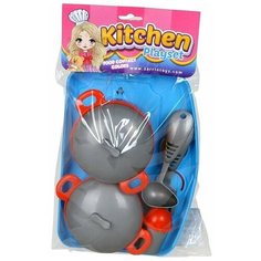 Zarrin Toys Набор посуды «Дашенька», с плитой, 9 предметов