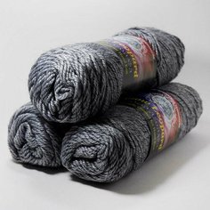 Пряжа Color City Snow Leopard (Белый леопард) 29602 серый меланж 30% мохер, 60% австралийский кашемир, 10% акрил 100г 180м 2 шт