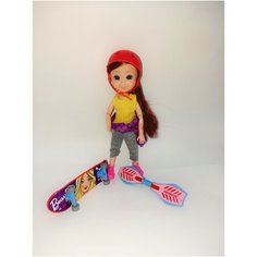 Кукла спорт. аксессуарами в/к 19*13*6 (53827) Нет бренда