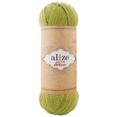 Пряжа Alize Superwash ARTISAN (Ализе Супервош артисан) - зеленый (11), 100 г / 420 м (75% шерсть, 25% полимид) - 2 шт