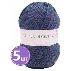 Пряжа Пехорка Ровница Мультиколоровая (1088), джинсовый принт 5 шт. по 200 г