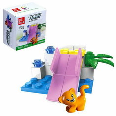 Конструктор "Кошечка на площадке", 19 деталей Jie Star