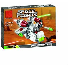 Конструктор Space Wars Республиканский истребитель Звездные войны/ 10363/ 105 деталей/Совместим с Лего Нет бренда