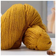 Пряжа "Карачаевская" 100% акрил 820-850м/250-280гр (40 Горчица)./В упаковке шт: 1