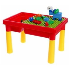 Стол с конструктором и отсеком для хранения, 56 деталей Kids Home Toys