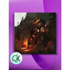 Картина по номерам на холсте Dota 2 - Legion Commander 2, 40 х 40 см КУЛЬТУРА ЦВЕТА