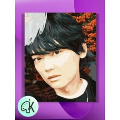 Картина по номерам на холсте Юки Фурукава, 40 х 50 см КУЛЬТУРА ЦВЕТА