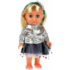 Кукла 20 см Аленка интерактивная произносит 100 фраз, закрывает глазки Нет бренда