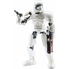 Конструктор для мальчиков Звездные Войны "Штурмовик первого ордена", робот игрушка, совместимый с бионикл и фабрика героев, шарнирный механизм Jisi Bricks (Decool)