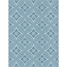 Отрезная ткань для мебели Ambesonne "Марокканские цветы в кругах" метражом для рукоделия и шитья, оксфорд, 155 см