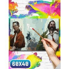 Картина по номерам на холсте игры диско элизиум - 12157 60х40