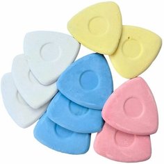 Мел портновский для ткани цветной в контейнере 10 шт