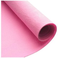 Фетр однотонный твердый 2 мм в рулоне 100 х 100 см / Фетр-войлок жесткий для творчества и рукоделия розовый С22 Китай