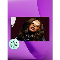 Картина по номерам на холсте Cardi B, 30 х 40 см КУЛЬТУРА ЦВЕТА