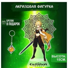 Аниме фигурка акриловая Геншин импакт Genshin Impact Итэр Ok Real