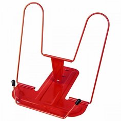 Подставка для книг и учебников Brauberg LINE+, металлическая, красная, европодвес, 238070, 12шт.