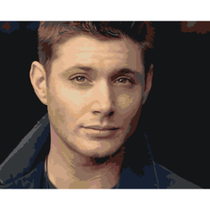 Картина по номерам Дженсен Эклз. Сверхъестественное на стену Палитра забав