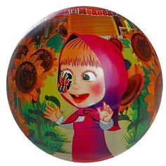 Мяч «Маша и медведь», 23 см, в сетке Играем вместе