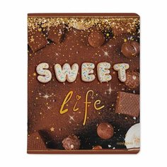 Тетрадь общая 48л, А5 Bruno Visconti Sweet life (клетка, скрепка, разные виды, Soft Touch) 5шт.