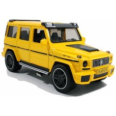 Игрушка машинка Mercedes Benz brabus гелик металлическая 19 см (желтый) Нет бренда