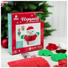 Набор для создания игрушки из плюша «Снеговик», игла Школа талантов