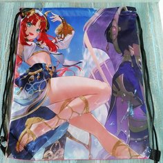 Сумка для сменной обуви Аниме 32*42см, мешок для сменки Basir