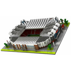 Конструктор 3D из миниблоков RTOY Любимые места футбольный стадион Олд Траффорд, Манчестер Юнайтед, Англия 3800 элементов - JM9912-1