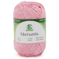Пряжа Камтекс Мотылёк розовый (056), 70%хлопок/30%лавсан, 140м, 50г, 1шт