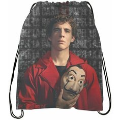 Мешок-сумка для обуви Бумажный дом - La casa de papel № 22 Bugrikshop