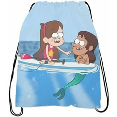 Мешок - сумка для обуви Гравити Фолз № 5 Нет бренда