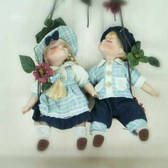 Куклы фарфоровые "Мартин и Марта" Holly Dolls